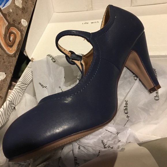 NEW Vintage Retro Round Toe Pumps - Picture 5 of 5